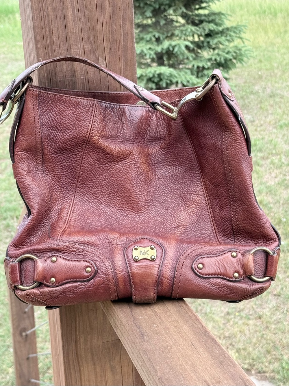 Vintage Micheal Kors Leather Hobo Bag